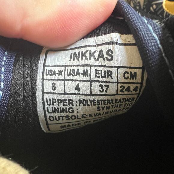 Inkkas Joggers Congo Mustard Sneakers Womens Sz 6 - Picture 11 of 11